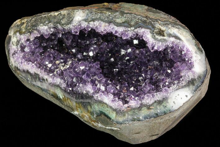 Purple Amethyst Geode - Uruguay #83666